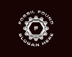 Industrial Steel Cogwheel logo design