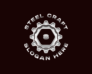 Industry - Industrial Steel Cogwheel logo design
