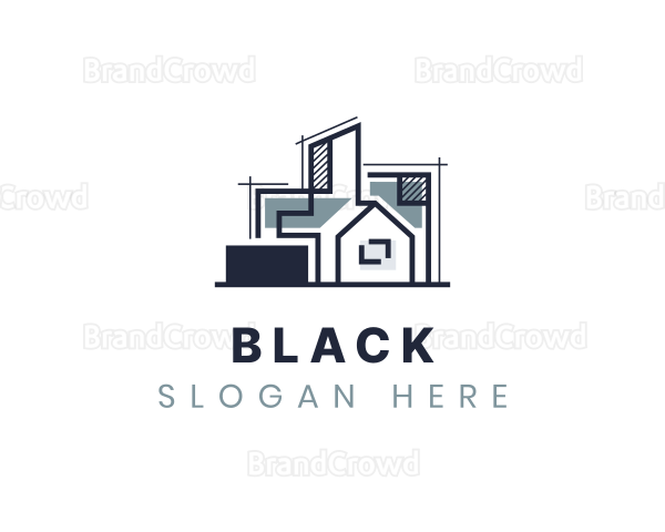 Architect Property Blueprint Logo