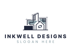 Blueprint - Architect Property Blueprint logo design