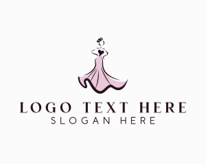 Gown - Styling Fashion Boutique logo design