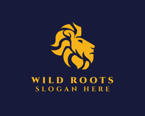 Regal Wild Lion logo design