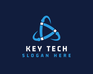 Cyberspace Tech Startup logo design