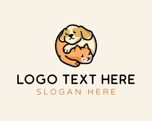 Pet - Cat Dog Pet logo design