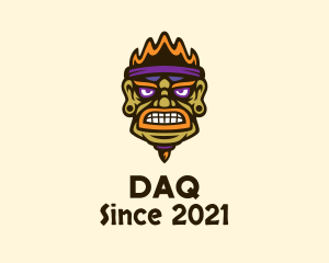 Cultural - Ethnic Warrior Face logo design