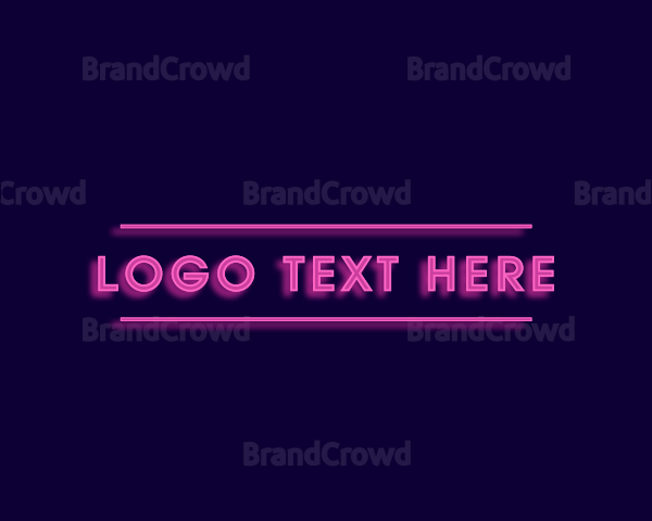 Neon Strip Light Logo