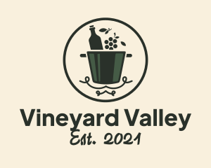 Winery - Winery Bucket Bar logo design