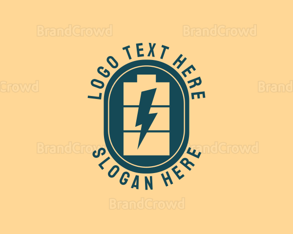 Energy Lightning Bolt Logo