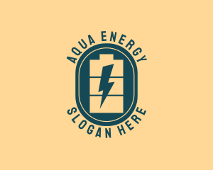 Energy Lightning Bolt logo design