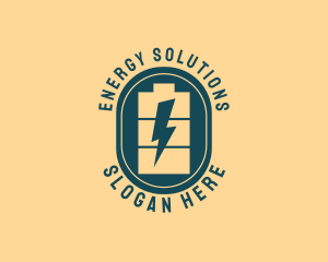 Energy Lightning Bolt logo design