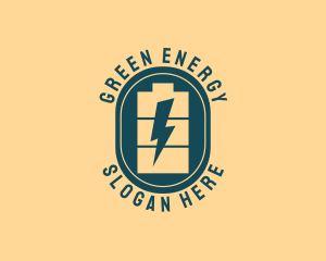 Energy Lightning Bolt logo design