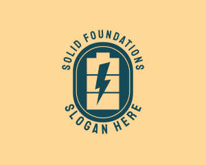 Power On - Energy Lightning Bolt logo design