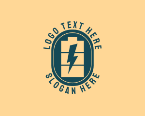 Technician - Energy Lightning Bolt logo design