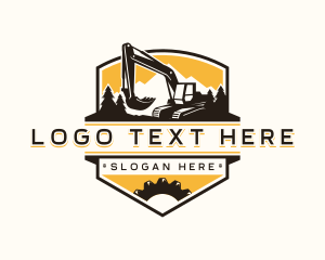Digger - Digger Excavation Machinery logo design