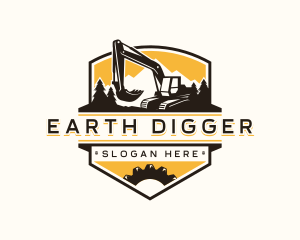 Digger - Digger Excavation Machinery logo design