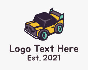 Mini Van - Toy Jeep Car logo design