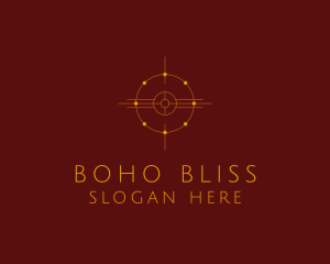 Minimalist Boho Star logo design