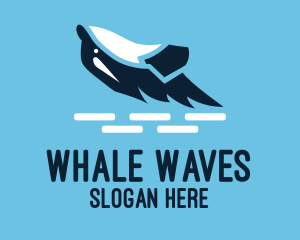 Killer Whale Aquarium logo design