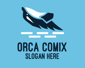 Killer Whale Aquarium logo design