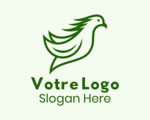 Green Flying Cockatoo Logo