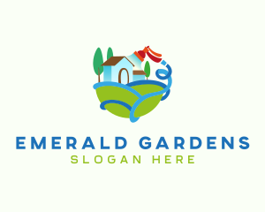 Landscaping Garden Hose logo design