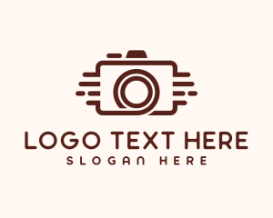 Vlog - Studio Camera Photographer logo design