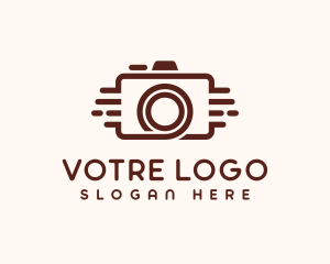 Vlogger - Studio Camera Photographer logo design