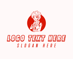 Anime Hero Comics logo design