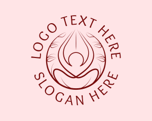 Relax - Yoga Wellness Spa logo design