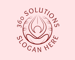 Yoga Wellness Spa  logo design