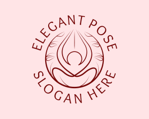 Pose - Yoga Wellness Spa logo design