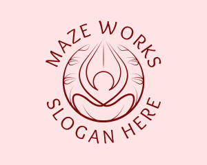 Yoga Wellness Spa  logo design