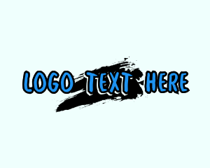 Urban - Graffiti Paint Text logo design