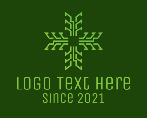 Health Care - Medical Technology  Cross logo design