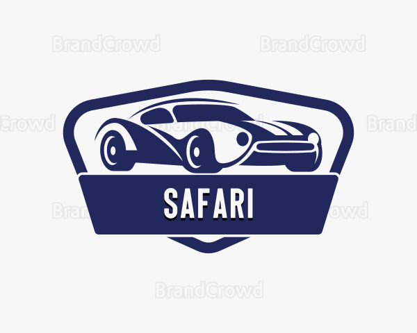 Race Car Motorsport Logo