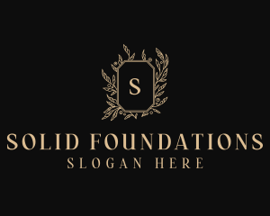 Elegant Floral Salon Logo