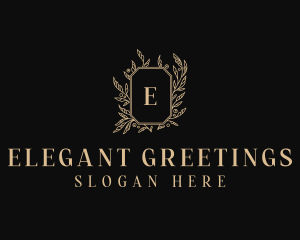 Elegant Floral Salon logo design