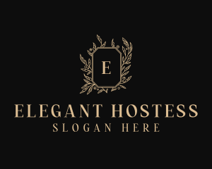 Elegant Floral Salon logo design