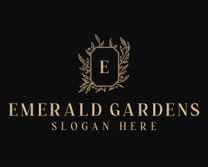 Elegant Floral Salon logo design