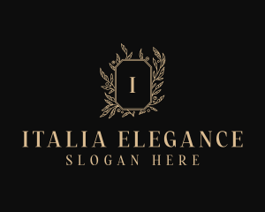 Elegant Floral Salon logo design