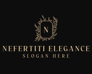 Elegant Floral Salon logo design