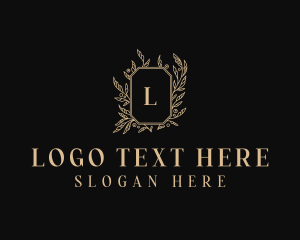 Elegant Floral Salon Logo