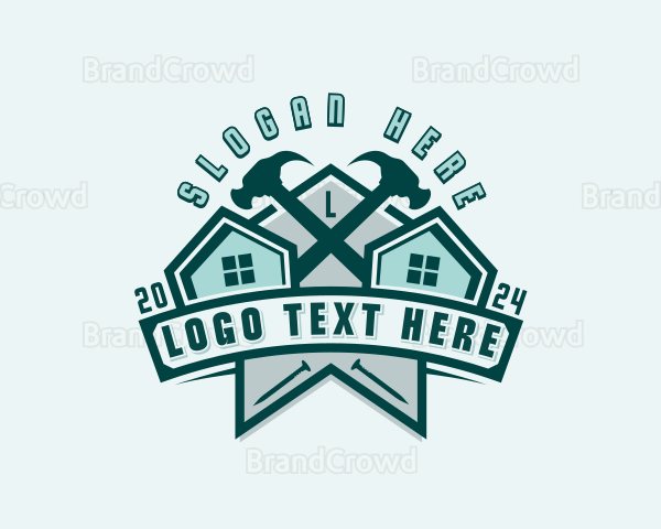 Contractor Roofing Construction Logo