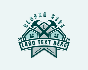 Hammer - Contractor Roofing Construction logo design