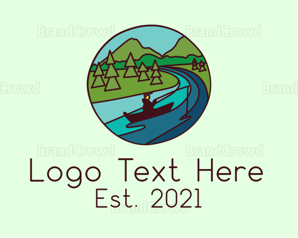 Outdoor River Campsite Logo