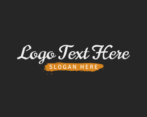 Wordmark - Casual Style Paint logo design