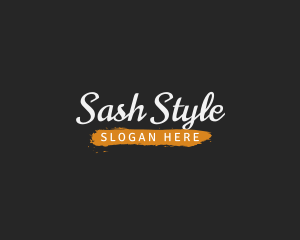 Casual Style Paint logo design