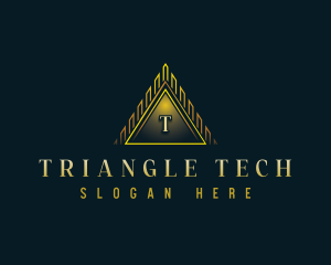 Premium Triangle Company logo design