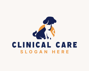 Dog Cat Veterinarian logo design