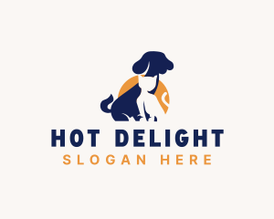 Dog Cat Veterinarian logo design